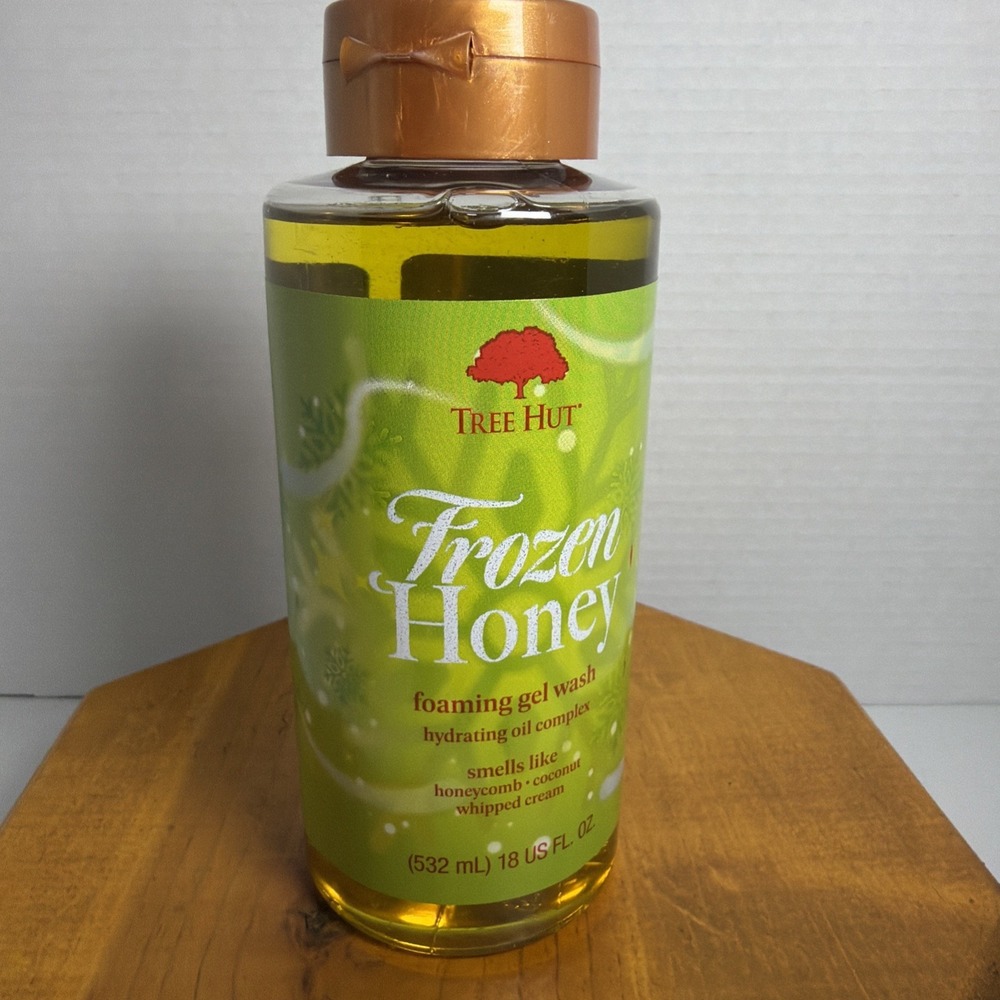Tree Hut Foaming Gel Body Wash -‎ FROZEN HONEY - 18 fl oz Limited Edition HTF